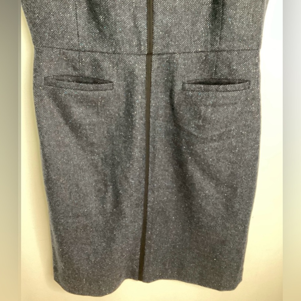 J. Crew Dark Blue Cap Sleeve Mini Dress 10 - Picture 3 of 9